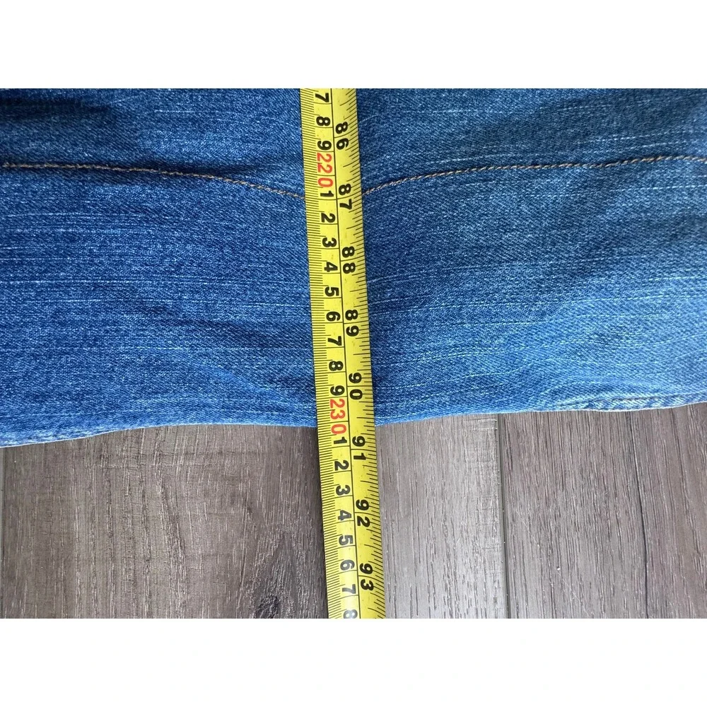 Vtg Tommy Hilfiger Queen Size Denim Bed Comforter Stonewash Blue Jean
